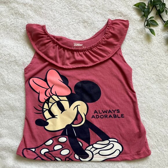 Disney Junior Toddler Tank Top 3T | Pink Minnie Mouse GUC - Picture 1 of 16